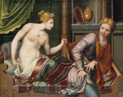 Joseph und die Frau des Potiphar von Unknown